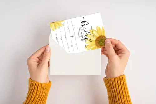Miniatura 4 de Tarjetas de invitación para despedida de soltera con sobres, 4 x 6 pulgadas, multicolor, 25