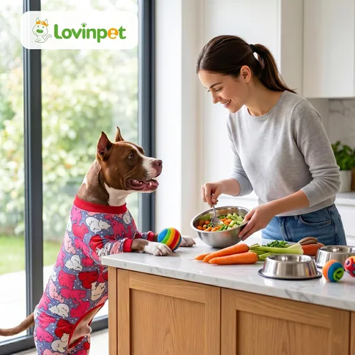 Miniatura 8 de LovinPet Pijama de Perro para Perros Grandes - Camisa para Aliviar la Ansiedad, Protección Solar para Perros, Pijamas de Recuperación Poscirugía