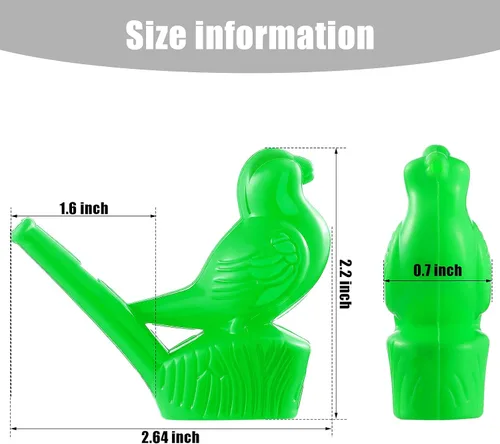 Miniatura 3 de Sumind 24 piezas de silbato de agua para pájaros, silbatos de fiesta, juguetes coloridos novedosos de agua, currucas de agua, instrumento musical