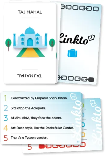 Miniatura 7 de Linkto Travel Divertidos juegos de preguntas Juegos de viaje Juego de mesa para toda la familia 1 a 10 jugadores 30 minutos
