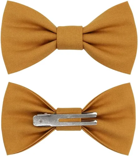 Miniatura 40 de Handmade Pre-Tied Clip on Bow Tie for Baby to Young Boy