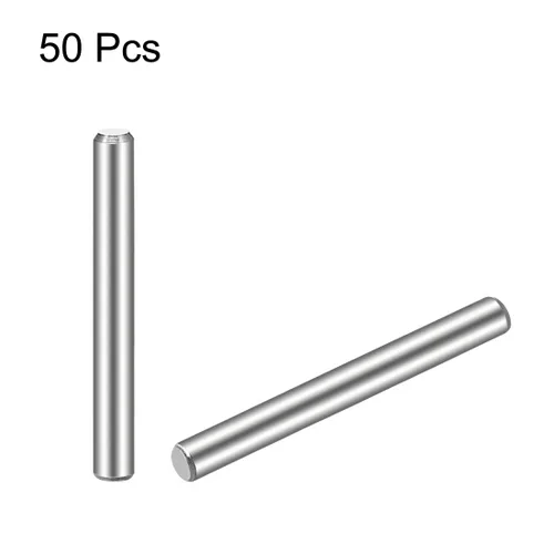 Miniatura 2 de uxcell 0.118 x 1.181 in (aproximadamente 1/8") pasador de pasador de acero inoxidable 304 litera de madera para litera, pasadores de estante