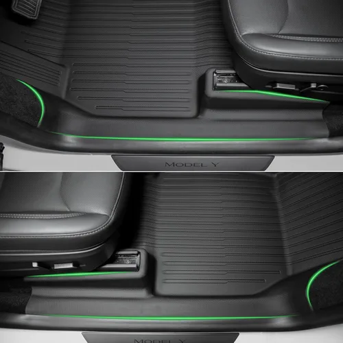 Miniatura 6 de SUPER LINER Alfombrillas para Tesla Model Y 2021-2025 - Forro de carga para maletero para todo tipo de clima (Juego completo para Modelo S 2021-2025)
