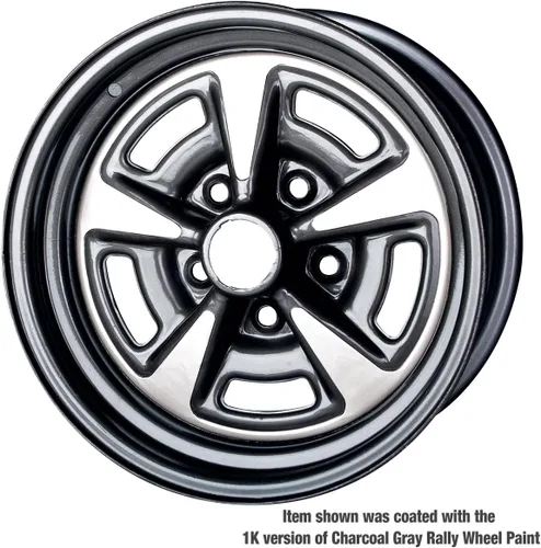 Miniatura 3 de Eastwood 2K Catalyzed Aerospray Long Lasting Charcoal Gray Rally Wheel Urethane Paint 11.9 oz