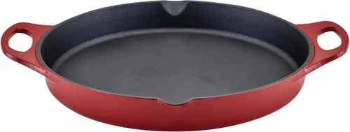 Miniatura 14 de Rachael Ray NITRO Sartén de Hierro Fundido con Mango Auxiliar y Picos Vertedores, 12 Pulgadas, Gris