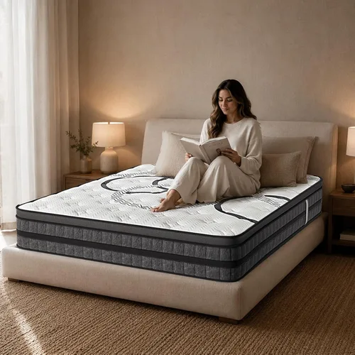 Miniatura 9 de Twin Mattress, 10 Inch Twin Mattress - Hybrid Memory Foam & Pocket Springs for Pressure Relief, Fiberglass Free, Motion Isolation, CertiPUR-US &