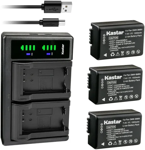 Miniatura 6 de Kastar Cargador de batería USB LTD2 compatible con Panasonic Lumix DMC-FZ70, Lumix DMC-FZ72, Lumix DMC-FZ100, Lumix DMC-FZ150, Lumix DC-FZ80, Lumix