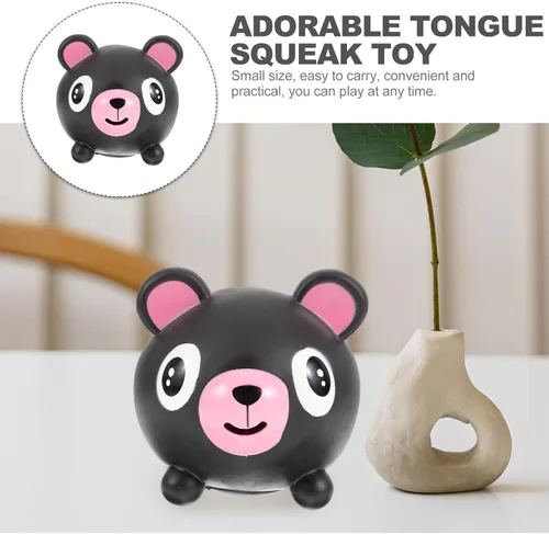Miniatura 4 de TOYANDONA Juguetes de descompresión con ventilación para aliviar el estrés, pelota para perros, regalos para clase excepcional, juguetes para Negro