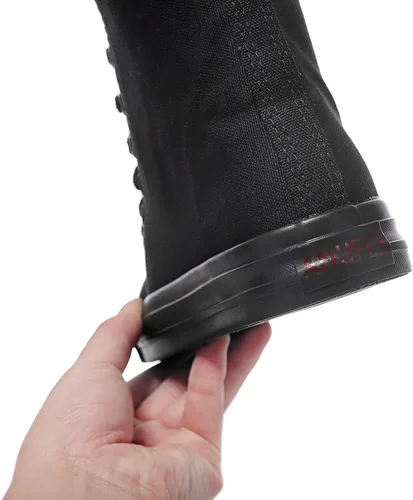 Miniatura 7 de Momuk - Botas de lona por arriba de la rodilla para mujer