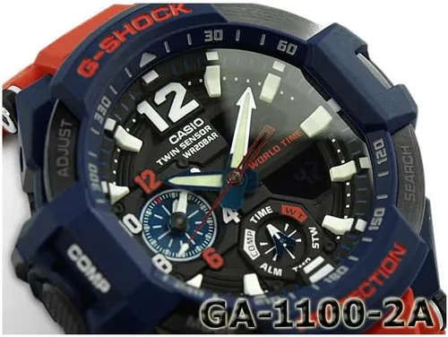 Miniatura 2 de G-Shock GA-11002A gravitymaster elegante relojEsfera AzulTalla única