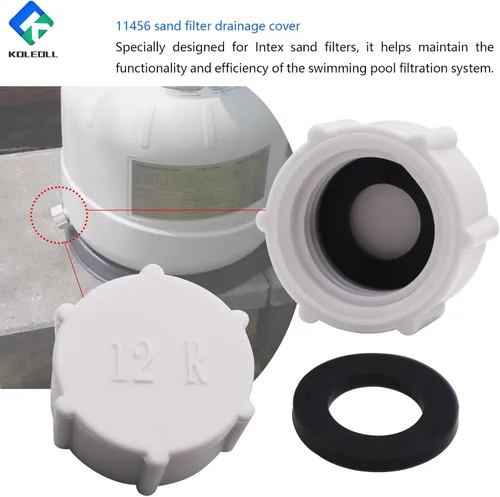 Miniatura 3 de 11456 11385 Tapa de válvula de repuesto para filtro de arena con junta tórica para piscina sobre el suelo 26331EH, 26323EH, 26323CA, 26331CA Intex