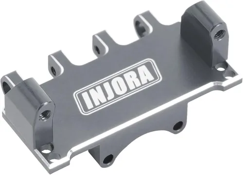 INJORA Servo ajustable de aluminio CNC para Axial SCX24 1/24 RC Crawler Upgrade(gris)