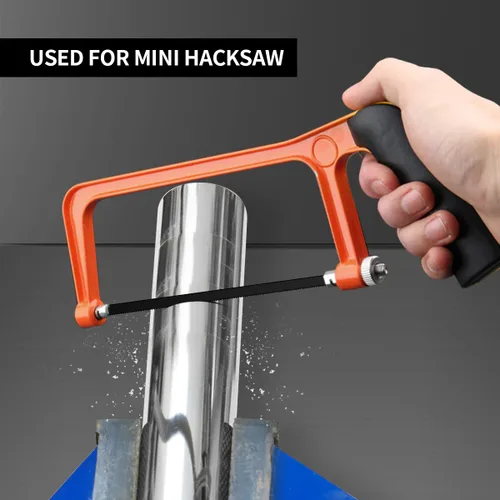 Miniatura 7 de JUGREAT Hojas de sierra mini de acero profesional de 6" / 150mm de longitud (24T, paquete de 10), de alta velocidad, acero templado, dientes medianos