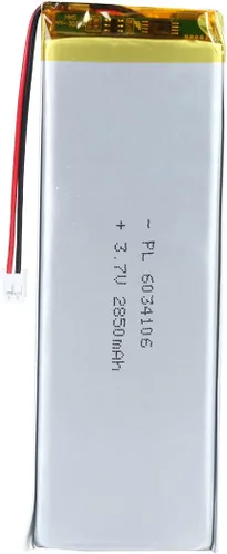 Miniatura 19 de 3.7V 2000mAh Batería 103450 Li-ion Li-ion recargable Li-ion Li-Po Batería con 2P PH 0.079 in Pitch Connector