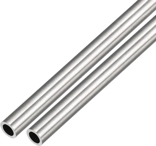 Miniatura 20 de METALLIXITY Tubo de acero inoxidable 304 (0.236 in de diámetro x 0.039 in de pared T x 9.843 in de largo), 2 piezas, tubo recto - para muebles