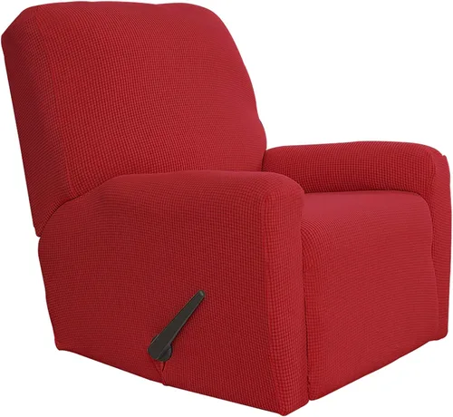 Miniatura 24 de Easy-Going - Funda elástica para sofá reclinable y sofá cama, 6 piezas, protector de muebles, suave, parte inferior elástica, tela jacquard