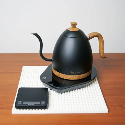 Miniatura 3 de Brewista Artisan - Hervidor eléctrico de cuello de cisne, hervidor de agua con panel LCD, control preciso de temperatura, hervido rápido y ajustes