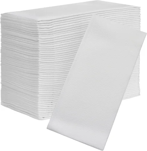 Miniatura 16 de Servilletas de papel AMERICAN HOMESTEAD - Servilletas de papel desechables tipo lino azul claro - Servilletas de mesa de calidad de restaurante