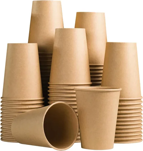 Miniatura 15 de Lamosi Tazas de papel desechables de 5 oz - 300 unidades, tazas de papel kraft para baño y enjuague bucal, tazas de café expreso de 5 onzas