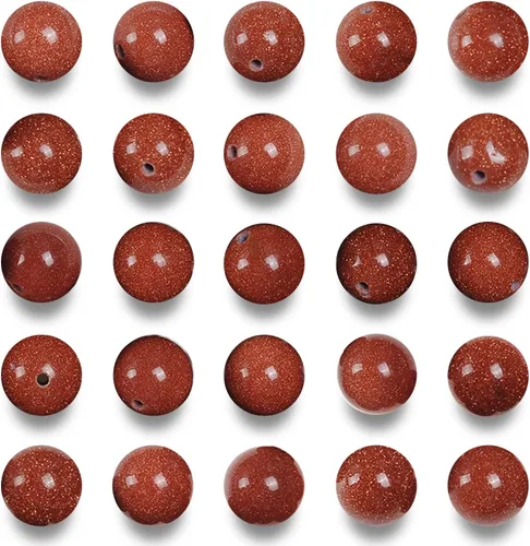 Miniatura 30 de Cuentas de apatita para hacer joyas 0.236 in Cuentas redondas de piedra para pulseras piedra de jaspe natural 60pcs/Strand