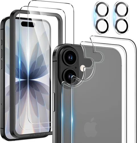 Miniatura 16 de Maxdara Protector de pantalla para iPhone 17 Pro Max (6.9 pulgadas), protector de pantalla trasera para iPhone 17 Pro Max y protector de pantalla