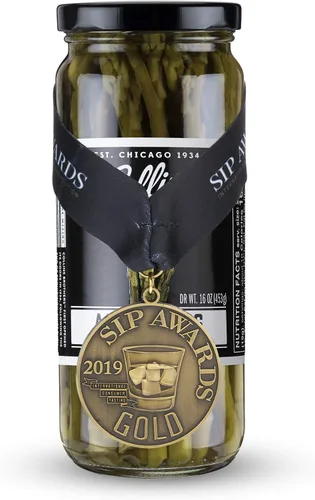 Miniatura 8 de Collins Espárragos gourmet en escabeche Guarnición premium para cócteles, Bloody Mary, ensaladas, bandejas de carne y queso Lanzas de espárragos