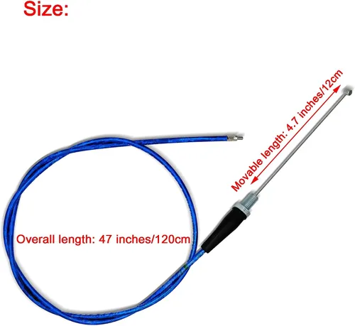 Miniatura 4 de Mango de Acelerador Giratorio de 7/8 22 mm, Kit de Cable de Acelerador para Mini Bicicleta, Kit de Cable de Acelerador para Motocicleta de Cross