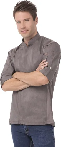 Miniatura 5 de Chef Works Chaqueta de Chef Hartford para Hombre con Ventilación Cool Vent