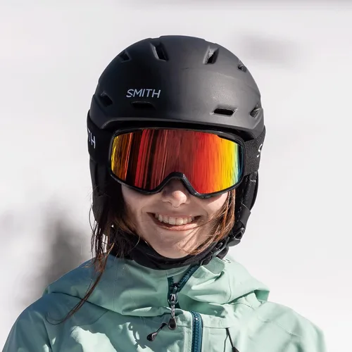 Miniatura 2 de SMITH Vogue - Gafas para mujer – Gafas de deporte de nieve de alto rendimiento con lente reemplazable para esquí y snowboard Espejo sensor azul negro