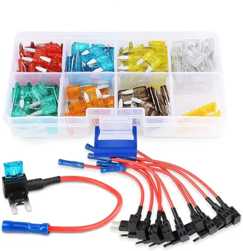 Miniatura 13 de Nilight Portafusibles para añadir a un circuito, adaptador de llave de fusible Mini ATM APM Blade, paquete de 10, 2 años de garantía 10 piezas mini