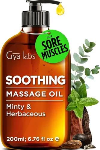 Miniatura 12 de Gya Labs - Aceite de masaje para aliviar el estrés y dormir, aceite corporal con infusión de lavanda y argán orgánico para piel seca, 100 % puro