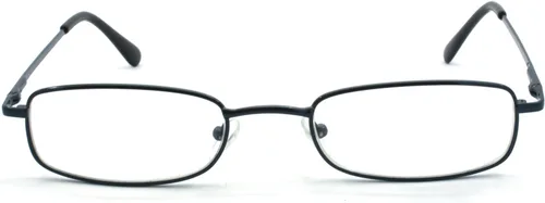 Miniatura 2 de 5 pares de lentes de lectura rectangulares de metal para hombres y mujeres, multicolor