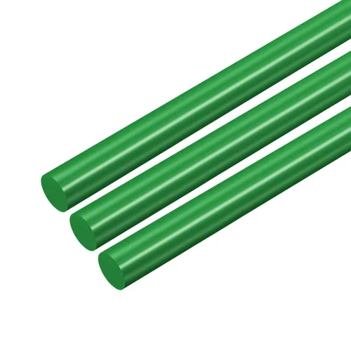 Miniatura 29 de uxcell Varilla redonda de plástico de 1/2 pulgada de diámetro y 20 pulgadas de longitud, varillas de polioximetileno, barras redondas de plástico