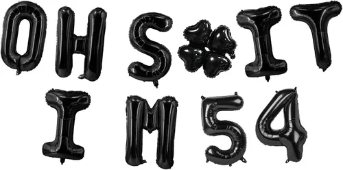 Miniatura 27 de Globos de látex de 16 pulgadas con texto en inglés "Oh I'm 14" Black Hallo Fourteen Cheers to 14 Years Old Theme Decor for Man Woman Happy 14th