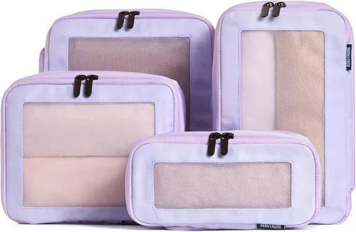 Aerotrunk Cubos de embalaje de compresión para viajes, bolsas organizadoras de equipaje, cubos de embalaje con doble cremallera para maletas