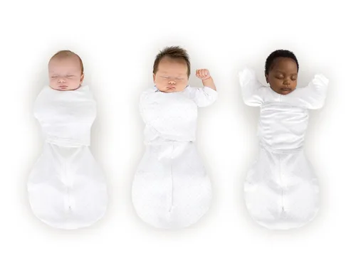Miniatura 29 de SwaddleDesigns Saco de Envolver Omni de 6 Vías con Brazos Arriba para Recién Nacido, Más Opciones para Calmar el Reflejo de Moro, Mejora el Sueño