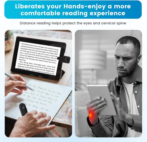 Miniatura 5 de Turner de páginas para Kindle Paperwhite, RF Control remoto Clicker Page Turner Accesorios Kindle para iPhone, iPad, tabletas Android, novelas