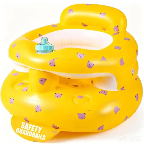 Miniatura 8 de Asiento inflable mejorado para bebés de 3 a 36 meses, silla inflable para bebés Sit Me Up, asiento para bebés con respaldo para sentarse con bomba