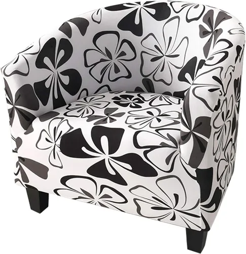 Miniatura 19 de HOTNIU Funda para silla de club, fundas para sillas de bañera para sillones, funda de sillón de alta elasticidad, protector de muebles para sala