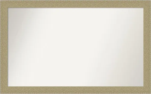 Miniatura 134 de Amanti Art Espejo de pared personalizado no biselado (24.25 x 24.25 pulgadas), marco dorado de mosaico, varios tamaños personalizados, espejo