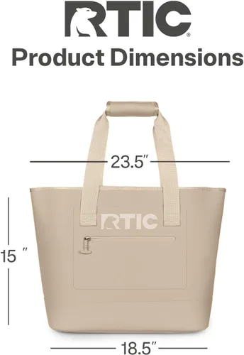Miniatura 6 de Bolsa tote ultrarresistente RTIC, impermeable para playa, piscina, toalla, compras, de gran capacidad, resistente a perforaciones, grande