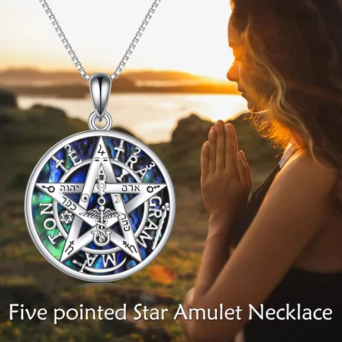 Miniatura 6 de CUPENDA Collar de plata de ley con colgante de zorroserpienteunicorniobúho en la lunaconejocaballo, joyería de regalo para mujeres, mamá, hermana