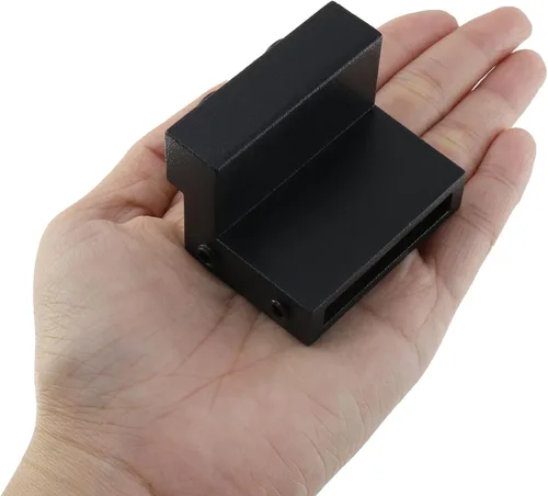 Miniatura 5 de Crapyt Tope de rodillo para puerta de granero para pista: 41 × 0.276 in/1.61 "x 0.28" (L× W) Tope de rodillo de riel plano para riel deslizante