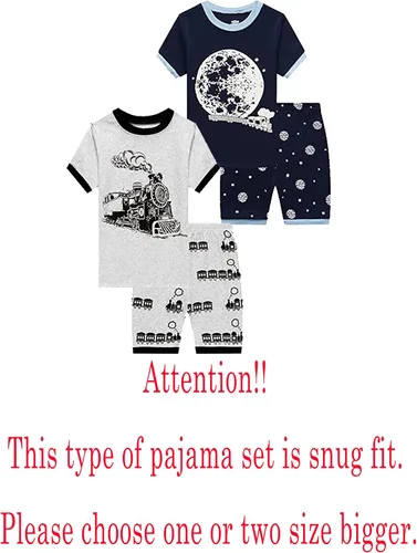 Miniatura 2 de Pijama Family Feeling para niño, conjunto de pijama con short, 100% algodón