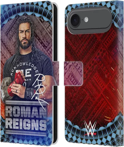 Miniatura 49 de Head Case Designs Officially Licensed WWE Distressed Logo Roman Reigns Leather Wallet Case Compatible with Apple iPhone 11