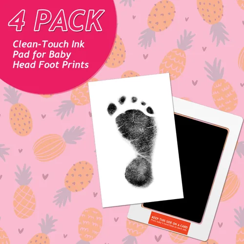 Miniatura 5 de Outus Kit de 14 piezas de huellas de patas para perros, almohadilla de tinta sin ensuciar, kit de impresión de huellas conmemorativas para mascotas