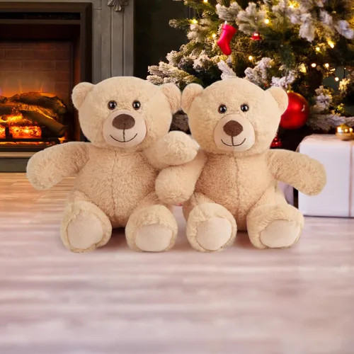 Miniatura 4 de BenBen Oso de peluche, oso de peluche de 8 pulgadas, paquete de 2 juguetes de peluche para baby shower, decoración de Pascua, regalo para niños