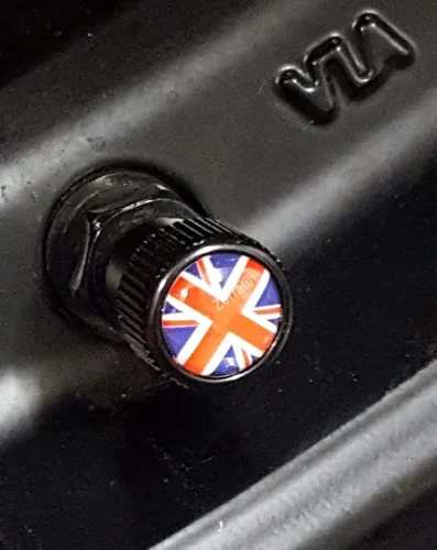 Miniatura 8 de Zorratin 4 tapas de válvula de neumático con bandera británica para BMW Mini Cooper r50 r53 r56 r56n f55 f56 r55 r55 r55 r52 r57 r58 r59 r60 r61 jcw