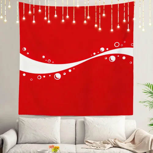 Miniatura 19 de Shrahala Tapiz de pared azul brillante, acuarela azul degradado para colgar en la pared, tapiz grande decorativo de fibra de poliéster, dobladillo