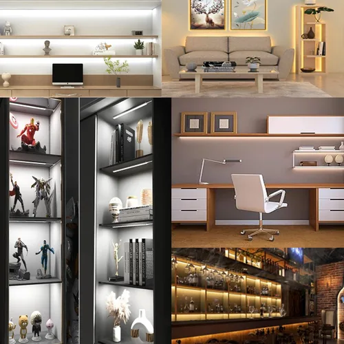Miniatura 3 de Iluminación para debajo del gabinete, (8) tiras de luz LED flexibles de 12 pulgadas, 20 W, 2000 lm, luz blanca diurna, luces LED duraderas